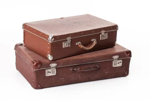 Old Suitcases Stock Photos