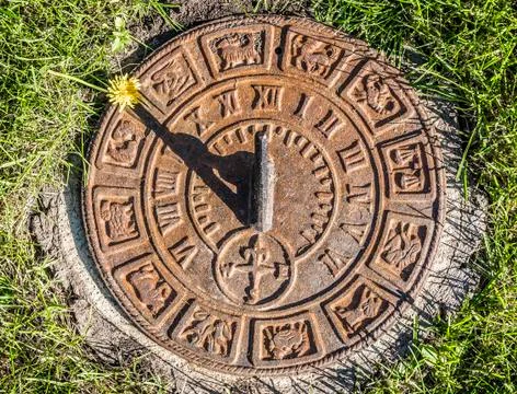 Old sundial Stock Photos
