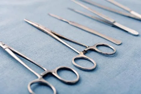 Old surgical instruments Stock-Fotos
