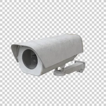 Old surveillance camera for set design Stock Illustration