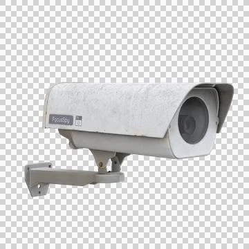 Old surveillance camera for set design Stock Illustration