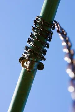 Old swing chain. Stock Photos
