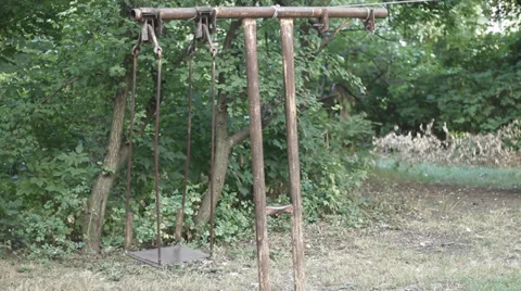 An old swing Stock Footage 28773154