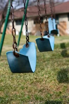 Old swings Stock Photos