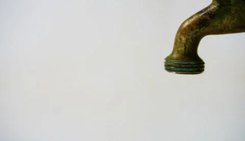Old Tap Dripping Stock Footage 286741976