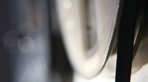 Old tape bobbin, close-up Stock-Footage 60267949