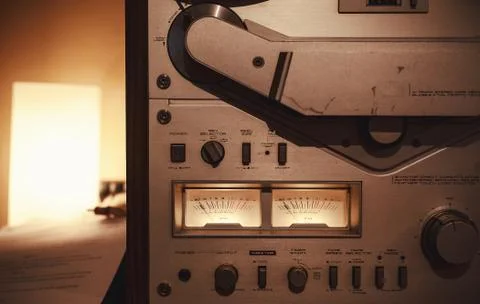 Old Tape Deck Stock Photos