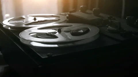 Old tape recorder Stock Footage 108548949