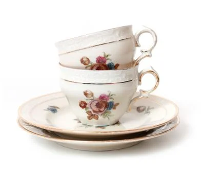 Old tea cup Stock Photos