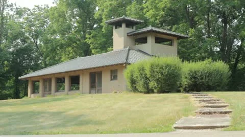 Old tea House Stock Footage 11425031