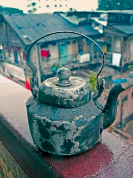 Old teapot Stock Photos