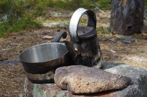 Old teapot Stock Photos
