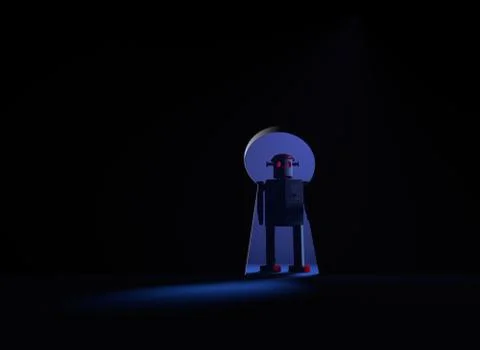 Old Technology Blocks The Way Stock Illustration