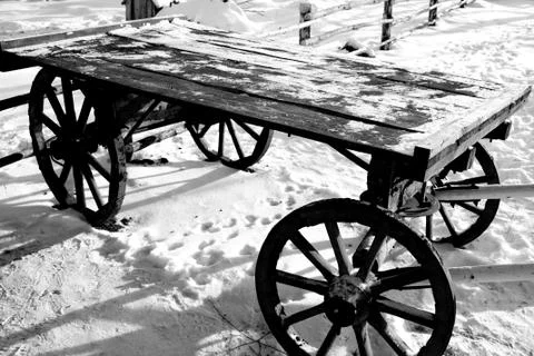 Old telega Stock Photos