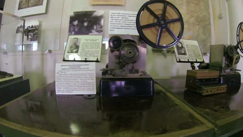 Old Telegraph 2.7K Video stock 34788348