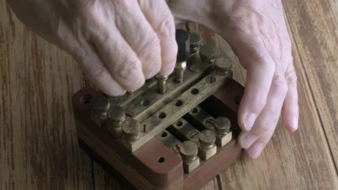 Old telegraph junction box Stock Footage 143778729