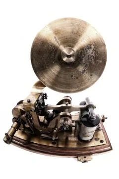 Old telegraph machine Stock Photos