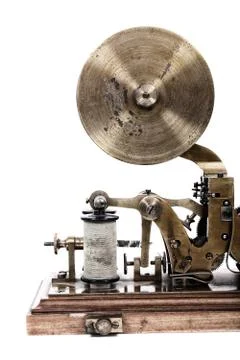 Old telegraph machine Stock Photos