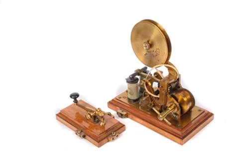 Old telegraph machine Stock-Fotos