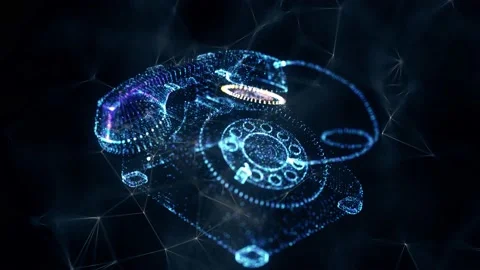 Old Telephone Abstract Scanning Stock Footage 145281058