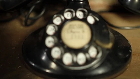 Old Telephone Dial Stock Footage 112948950