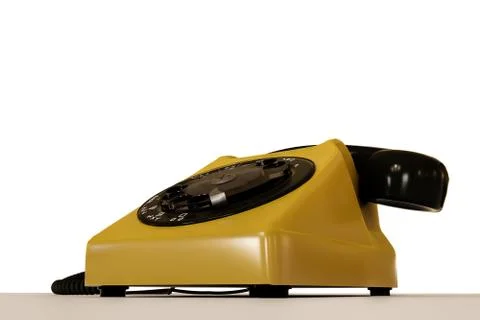 Old telephone Stock Illustration