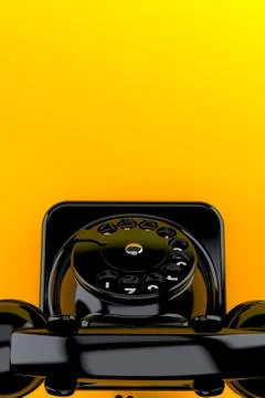 Old telephone Stock Illustration