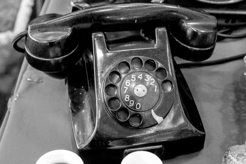 Old Telephone Model Stock Photos