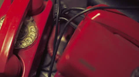 Old Telephones Stock Footage 23762532