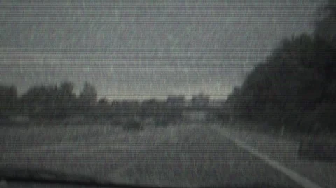 Old Television broken Stock Footage 659440