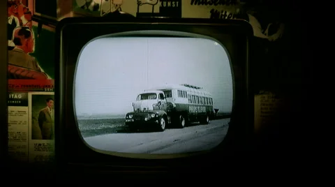Old television 스톡 동영상 937605