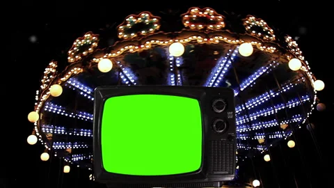 Croma Clave Verde Tv Tv Pantalla Vídeos de archivo ~ Vídeos de archivo  libres de derechos
