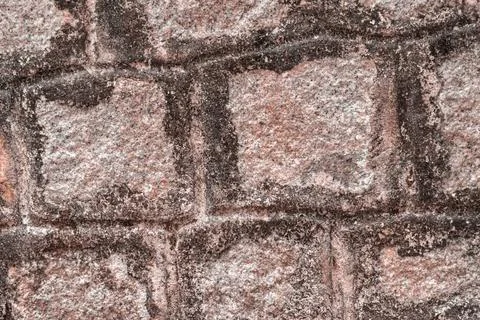 Old Temple wall. Rectangular cut out marble granite brick real surface stone 写真素材