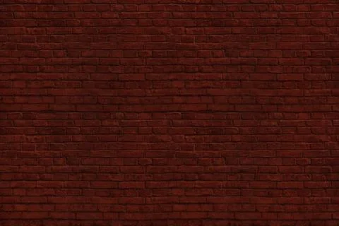 Old terracotta brick wall with a thick layer of paint Stock Photos