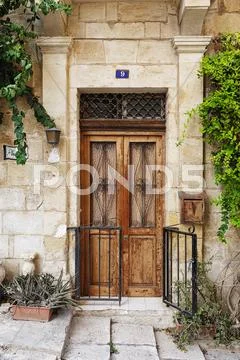 Old textured door Stock Photos