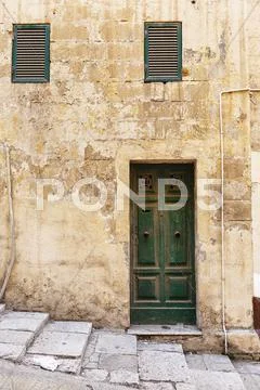 Old textured door Stock Photos