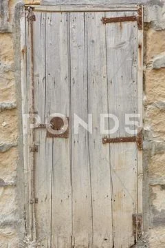 Old textured door Stock Photos