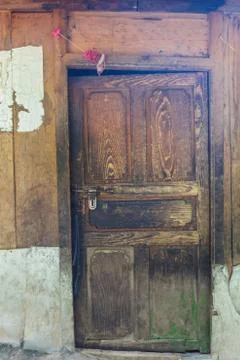 Old textured door Stock Photos