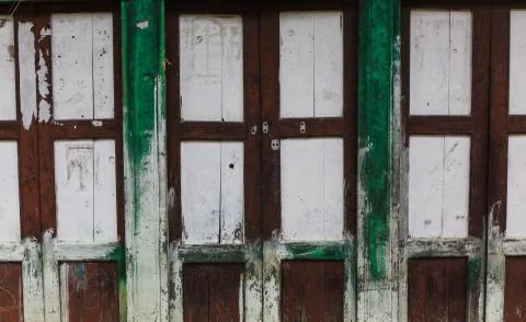 Old textured door Foto stock