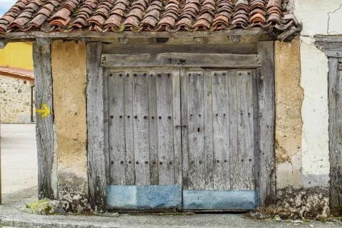 Old textured door Stockfoto's