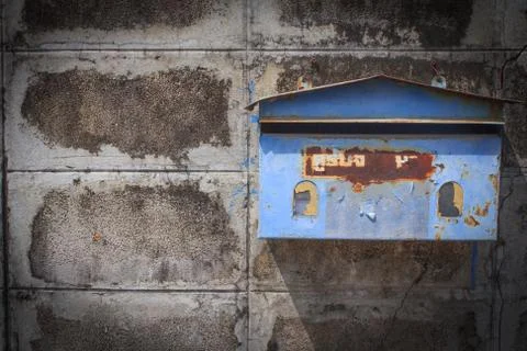Old thai mail box Stock Photos