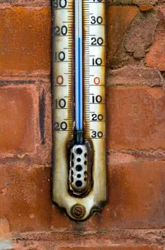 Old thermometer 02 Stock Photos