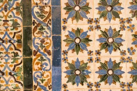 Old tiles and patterns Stock Photos