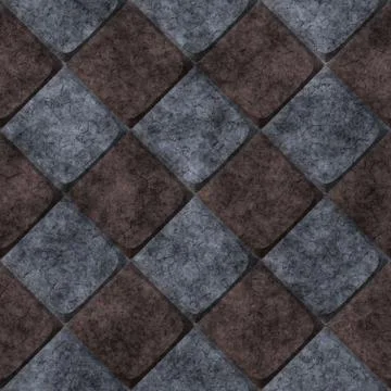 Old tiles seamless generated texture Stock Illustration