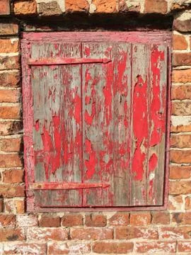 Old timber and brick background Stock Photos
