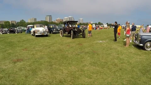 Old Time Car Crank start Stock Footage 99307747