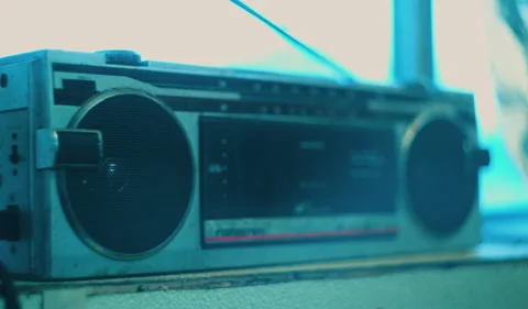 Old Time Radio Stock Footage 320358823