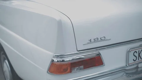 Old Timer Car For Wedding Stock Footage 125423676