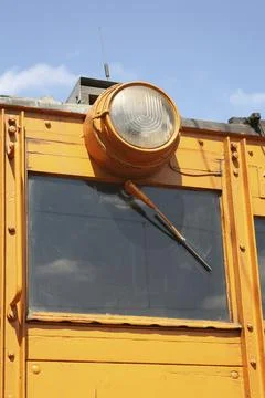 Old-timer on rails, the oldest electric locomotive in Germany, which has been in Stock Photos