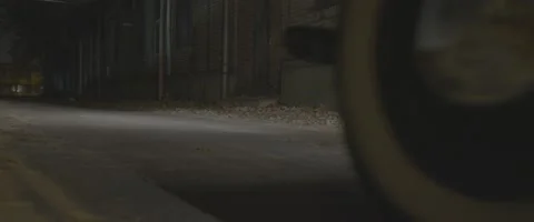 Old Timer Rolls Royce On The Street At Night Stock Footage 207769157